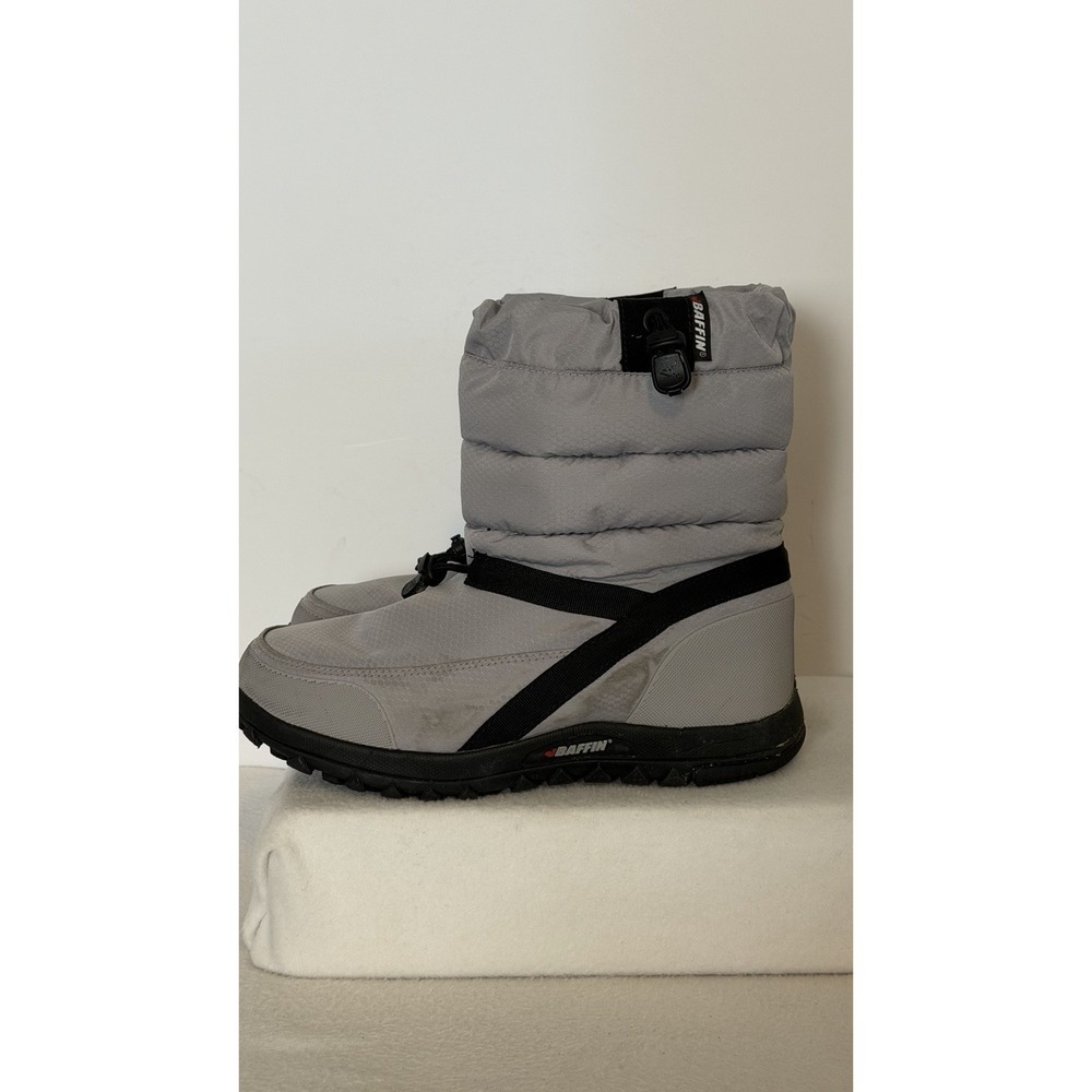 BAFFIN Cloud Low Waterproof Winter Pull On Lined Snow Boots Gray Womens Size 10
